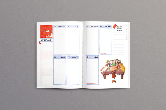 2026 Çocuk Ajandası (Kış Temalı) - Thumbnail