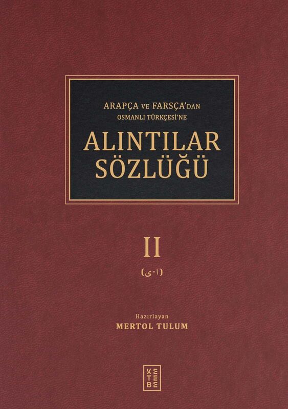 Alıntılar Sözlüğü (2 Cilt)