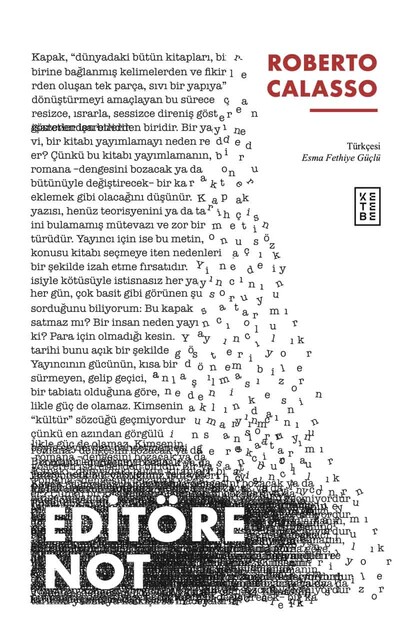 KETEBE - Editöre Not