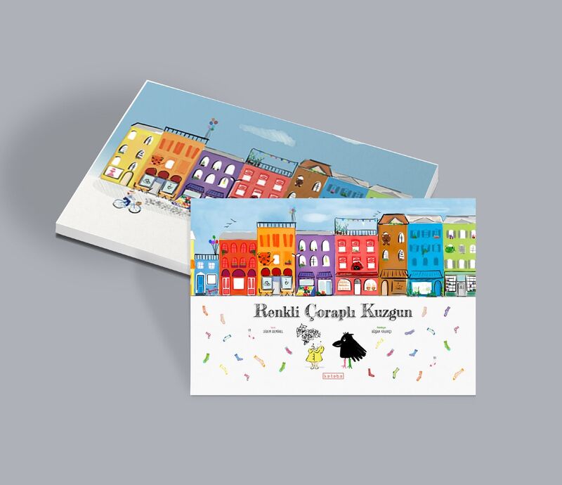 Evvel Zaman Tiyatrosu Kart Seti - Renkli Çoraplı Kuzgun